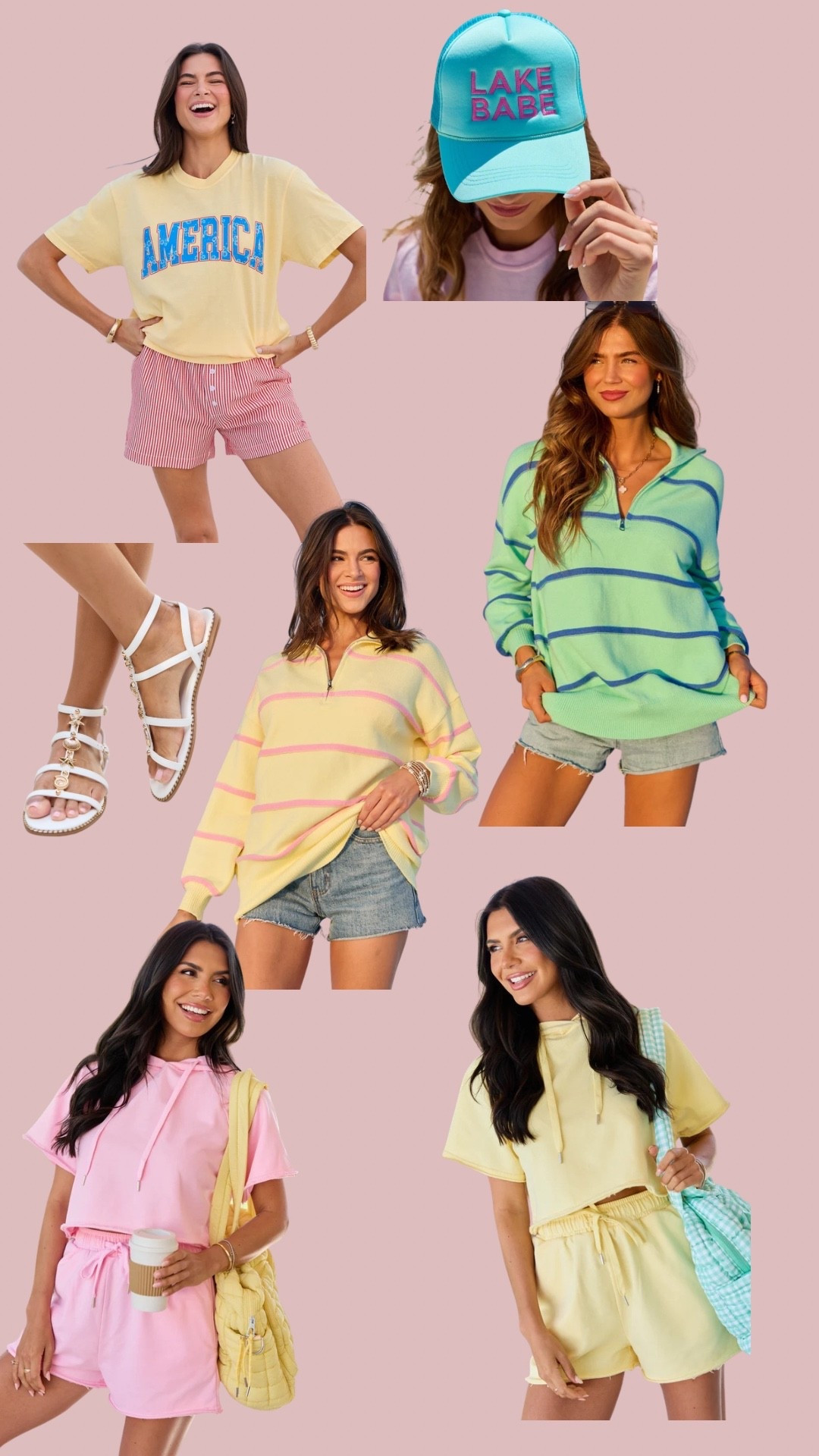 code: MD35
Trucker hat
Summer quarter zip
Quarter zip
Sandals 
Set 
Summer outfit
Outfit for summer
Sweats set
Butter yellow

#LTKootd #LTKSeasonal #LTKSaleAlert