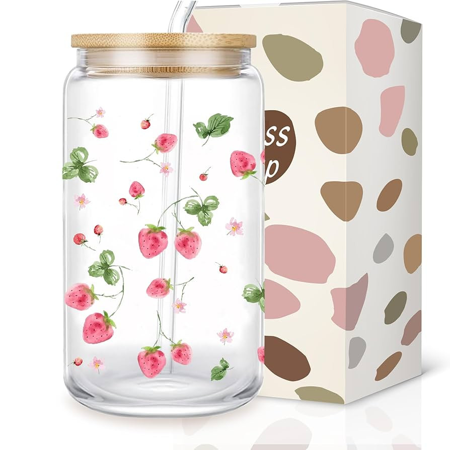 Strawberry Gifts for Girls Women, Cute Strawberry Gifts, Strawberry Themed Gifts for Women, Gifts... | Amazon (US)