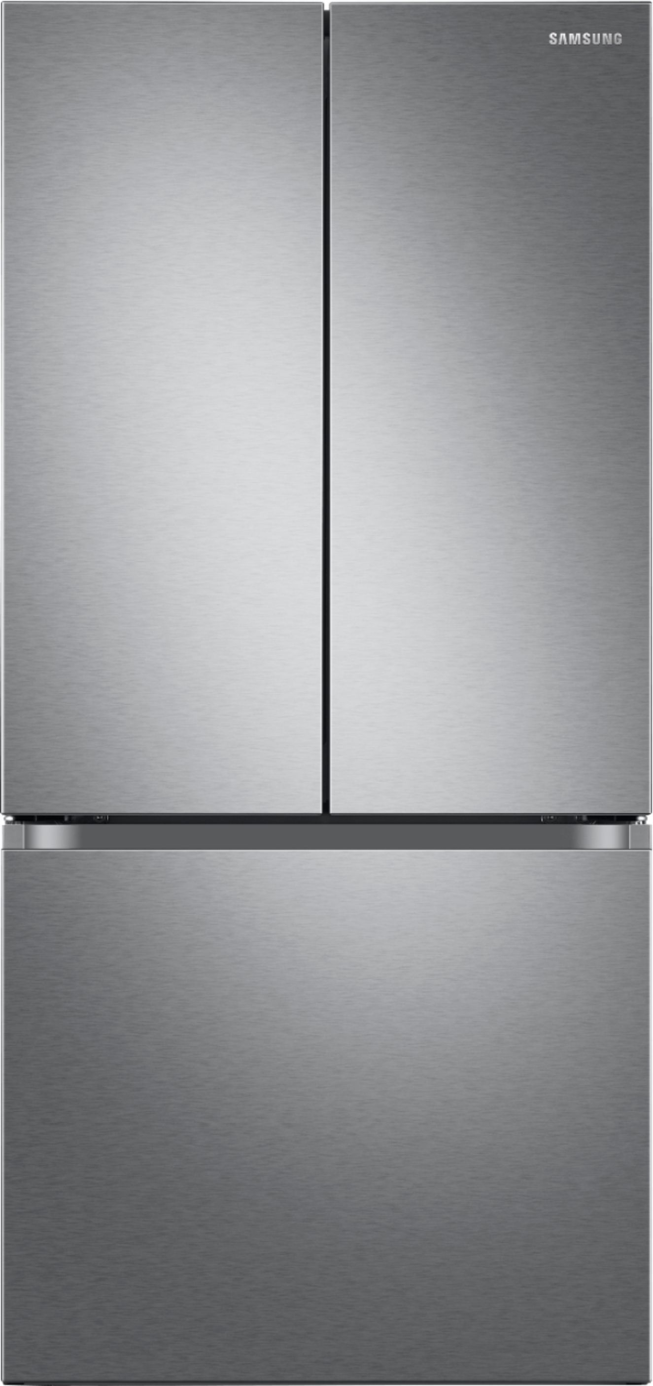 Samsung 17.5 cu. ft. 3-Door French Door Counter Depth Smart Refrigerator with Twin Cooling Plus S... | Best Buy U.S.