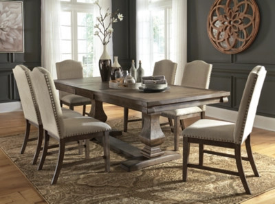 Johnelle Dining Table and 6 Chairs with Storage Set | Ashley Homestore