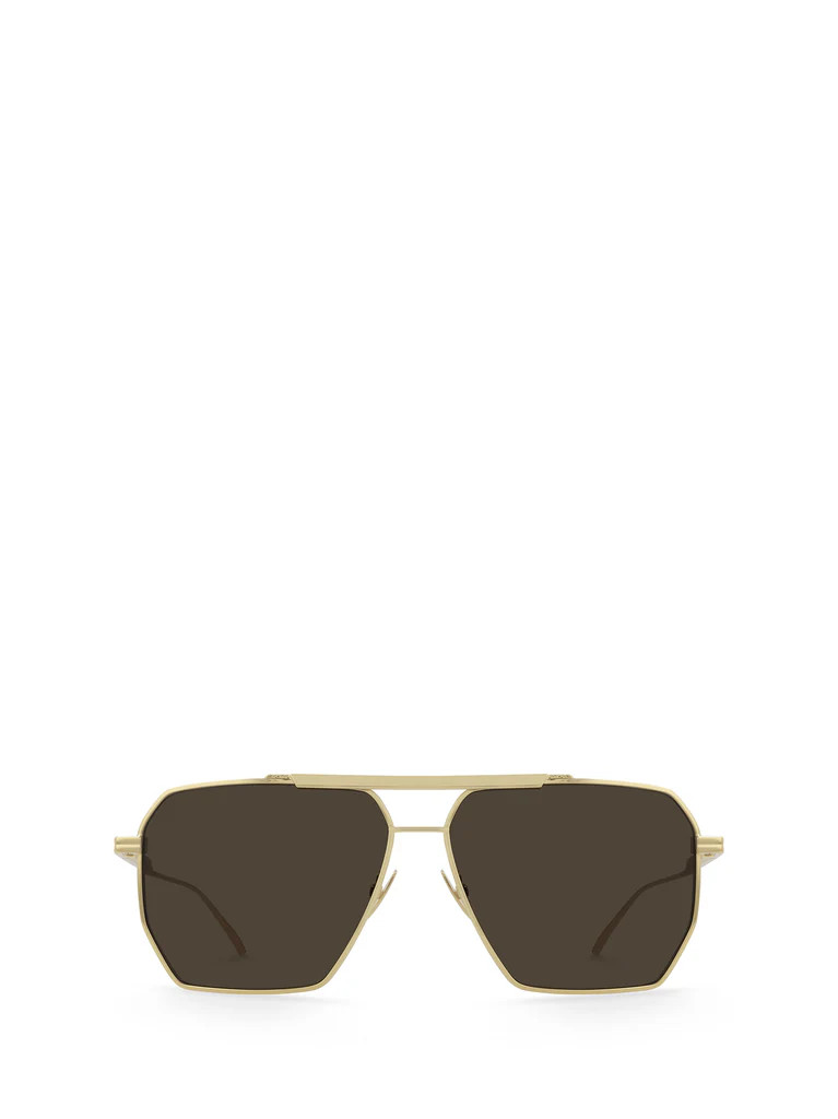 Bottega Veneta Eyewear Pilot Frame Sunglasses | Cettire Global