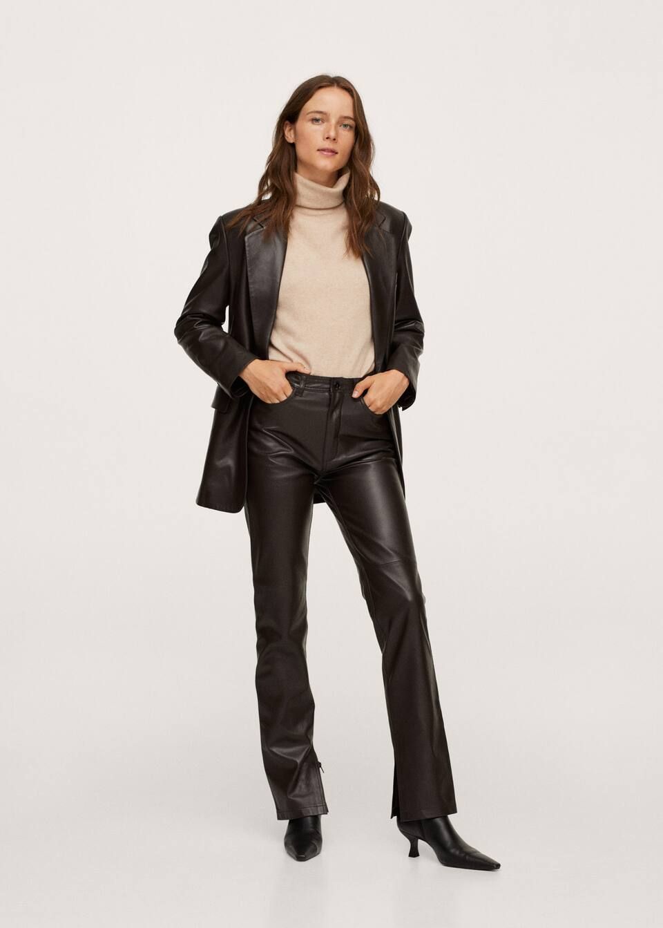 Search: brown leather pants (22) | Mango USA | MANGO (US)