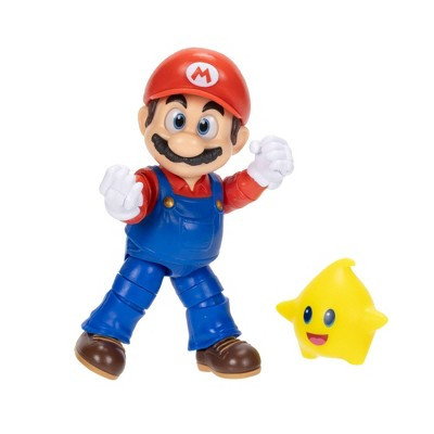 The Super Mario Galaxy Movie - 5” Figure Series – Mario Figure with Luma Star Accessory | Target