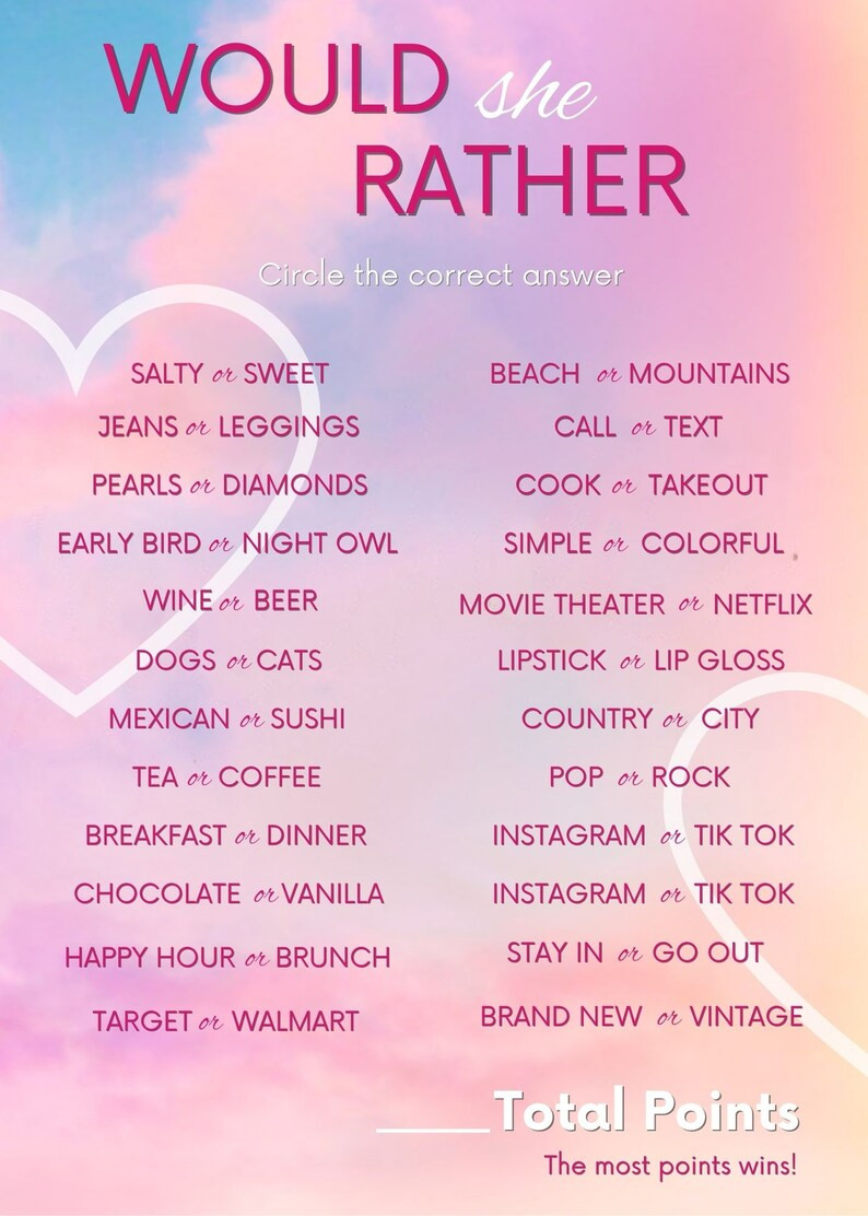 Editable LOVER themed Bridal shower games - set of 10! **DIGITAL** | Etsy (US)