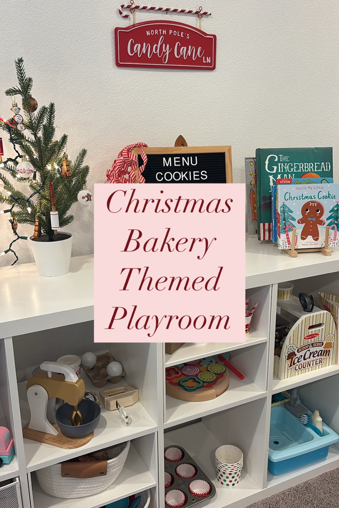 I let our Elf loose to makeover the playroom into a Christmas Bakery!  This was an easy themed playroom update! 

#LTKKids #LTKHoliday #LTKFamily