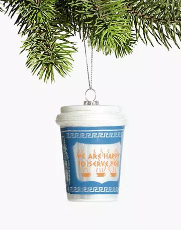 Cody Foster™ Coffee Cup Glass Ornament | Madewell