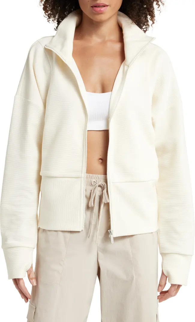 Zella Anya Ottoman Full Zip Jacket | Nordstrom | Nordstrom