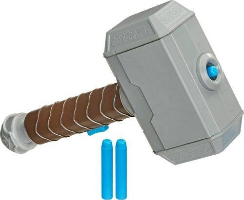 Nerf - Power Moves Marvel Avengers Thor Hammer Strike Dart-Launching Toy | Best Buy U.S.