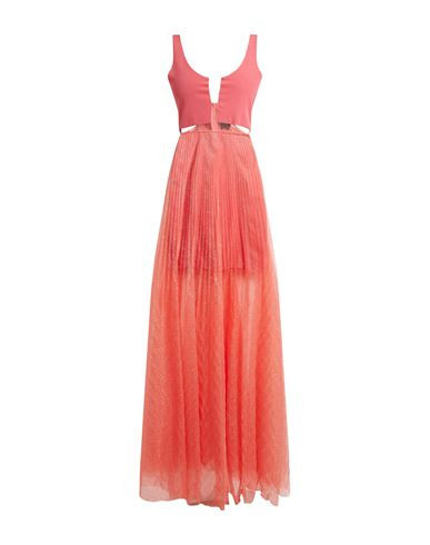 Feleppa Woman Maxi dress Coral Size 10 Polyester, Elastane | YOOX (US)
