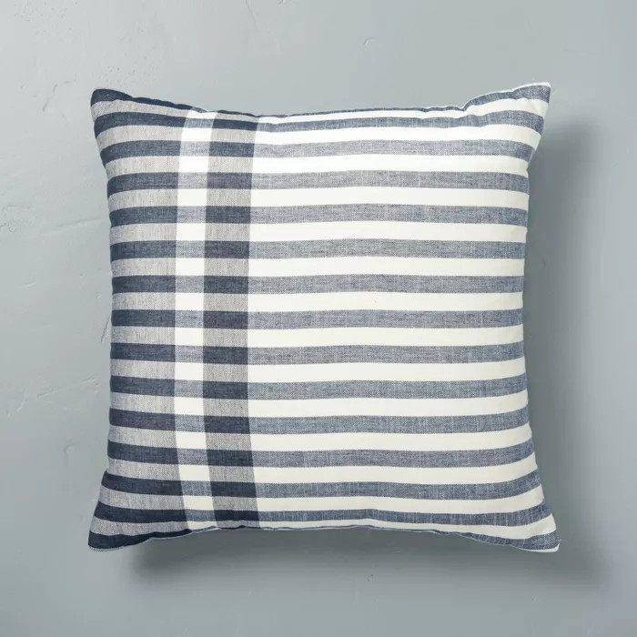 Contrast Edge Stripe Throw Pillow - Hearth & Hand™ with Magnolia | Target