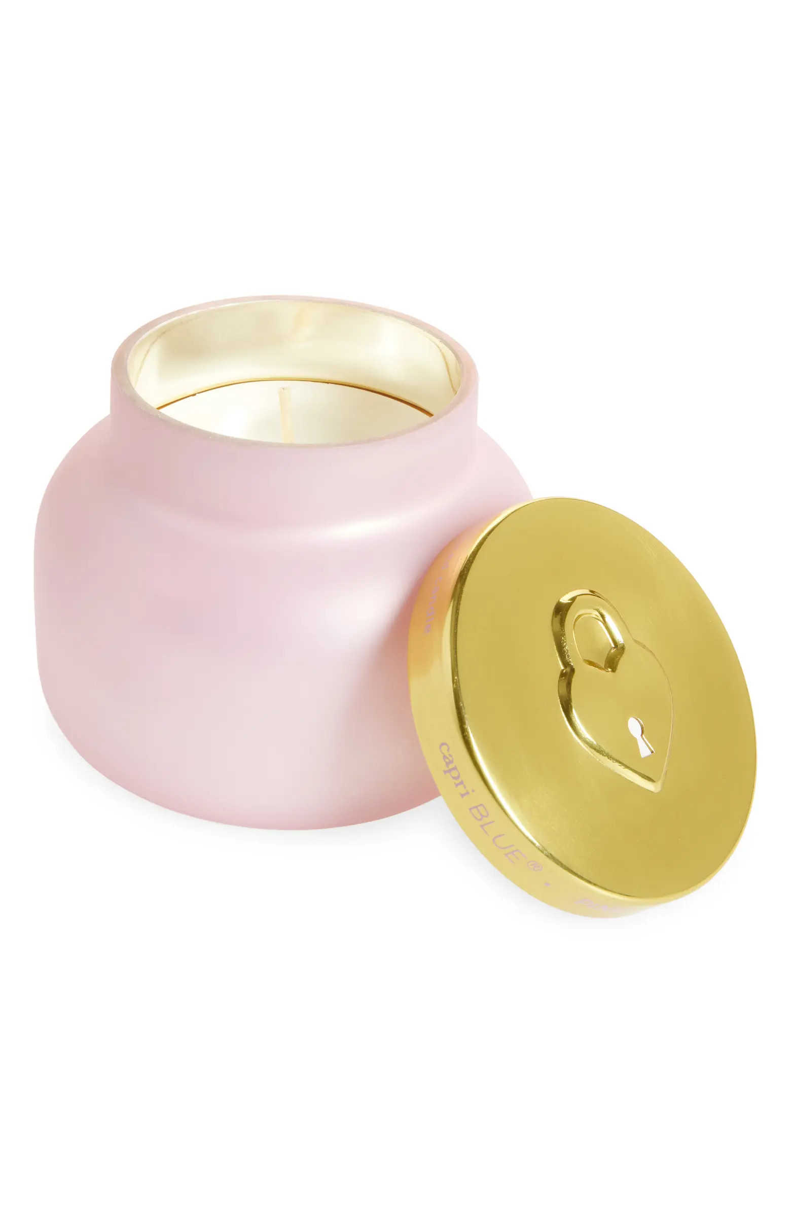 Pink Grapefruit & Prosecco Love Lock Signature Candle | Nordstrom
