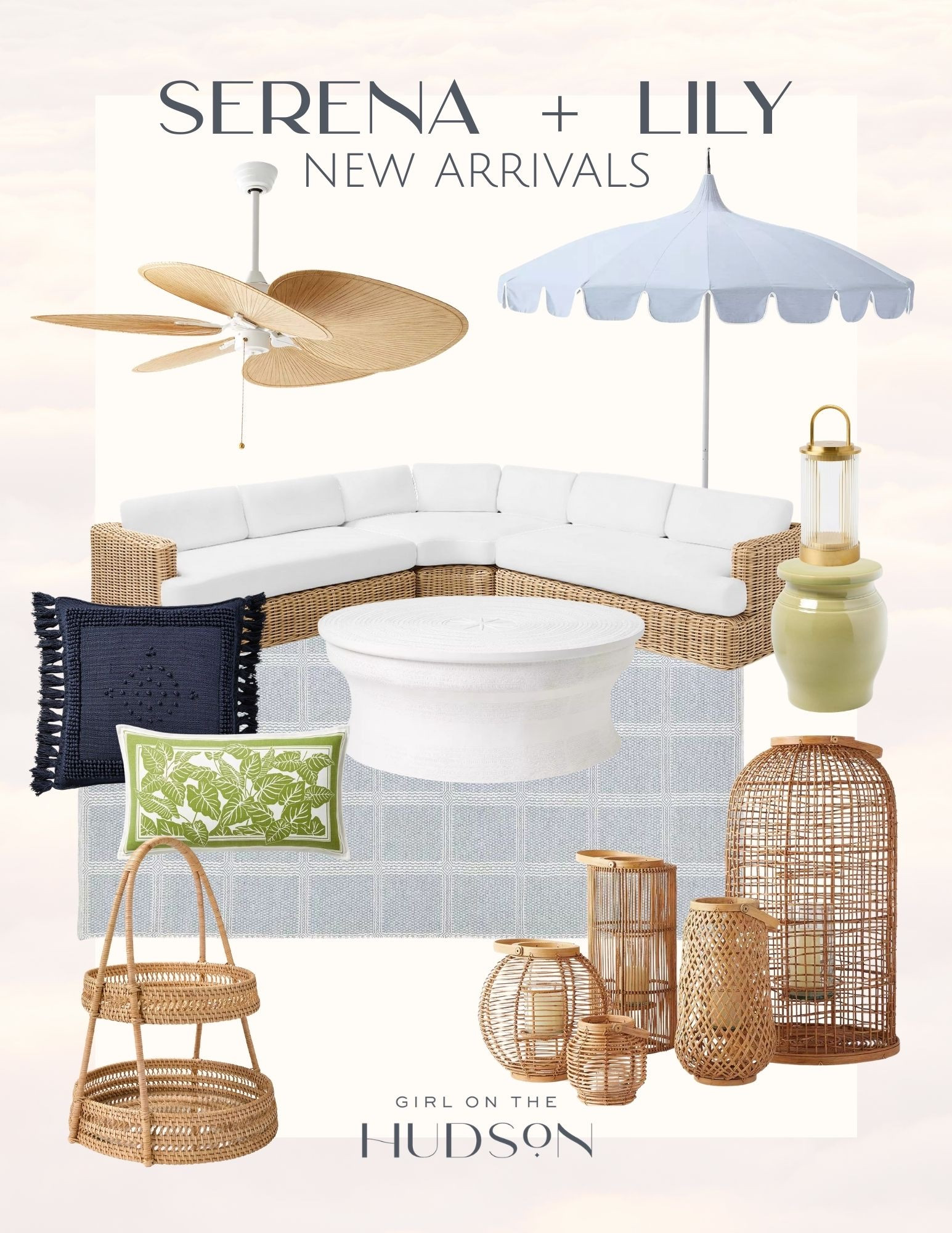 Serena and Lily always has the most beautiful coastal outdoor pieces and these new arrivals are so good for spring. From the wicker sectional to the woven lanterns and scalloped umbrella, everything feels fresh and perfect for creating a relaxed outdoor living space.

serena and lily outdoor furniture coastal patio decor wicker sectional outdoor living room patio furniture inspiration backyard patio styling coastal decor outdoor rug woven lanterns patio refresh outdoor entertaining neutral outdoor furniture girlonthehudson

#LTKHome #LTKSeasonal #LTKSaleAlert