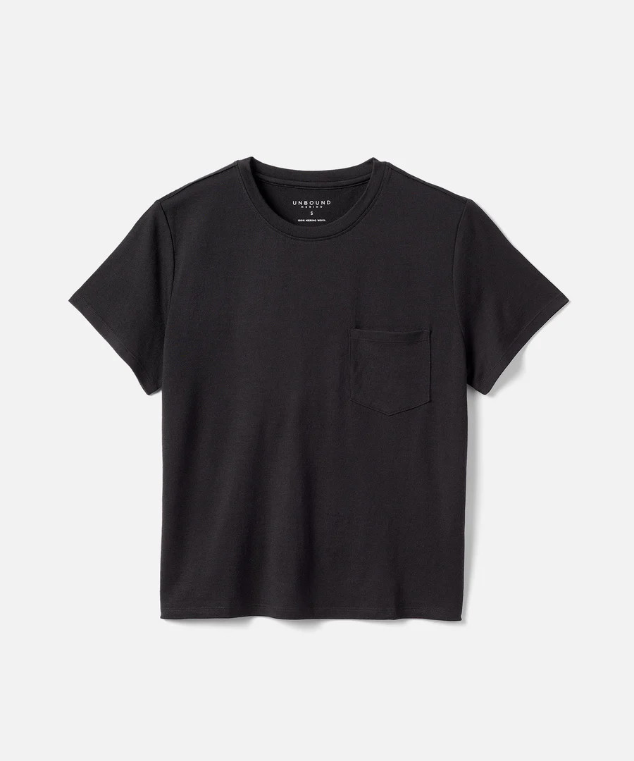 Women's Merino Boxy Pocket Tee | Unbound Merino | Unbound Merino