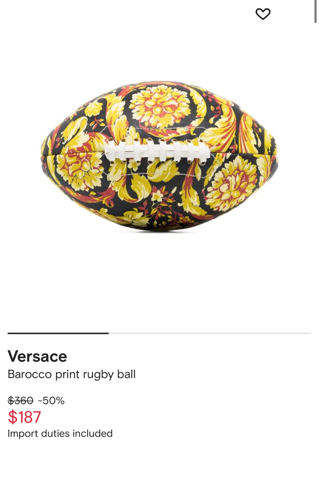 Home Decor on Sale: Versace Rugby Ball 

#LTKaustralia #LTKhome #LTKsalealert
