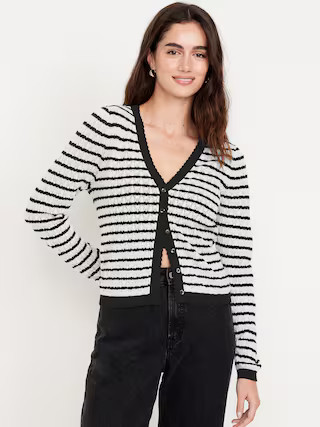 SoSoft Lite Pointelle Cardigan | Old Navy (US)