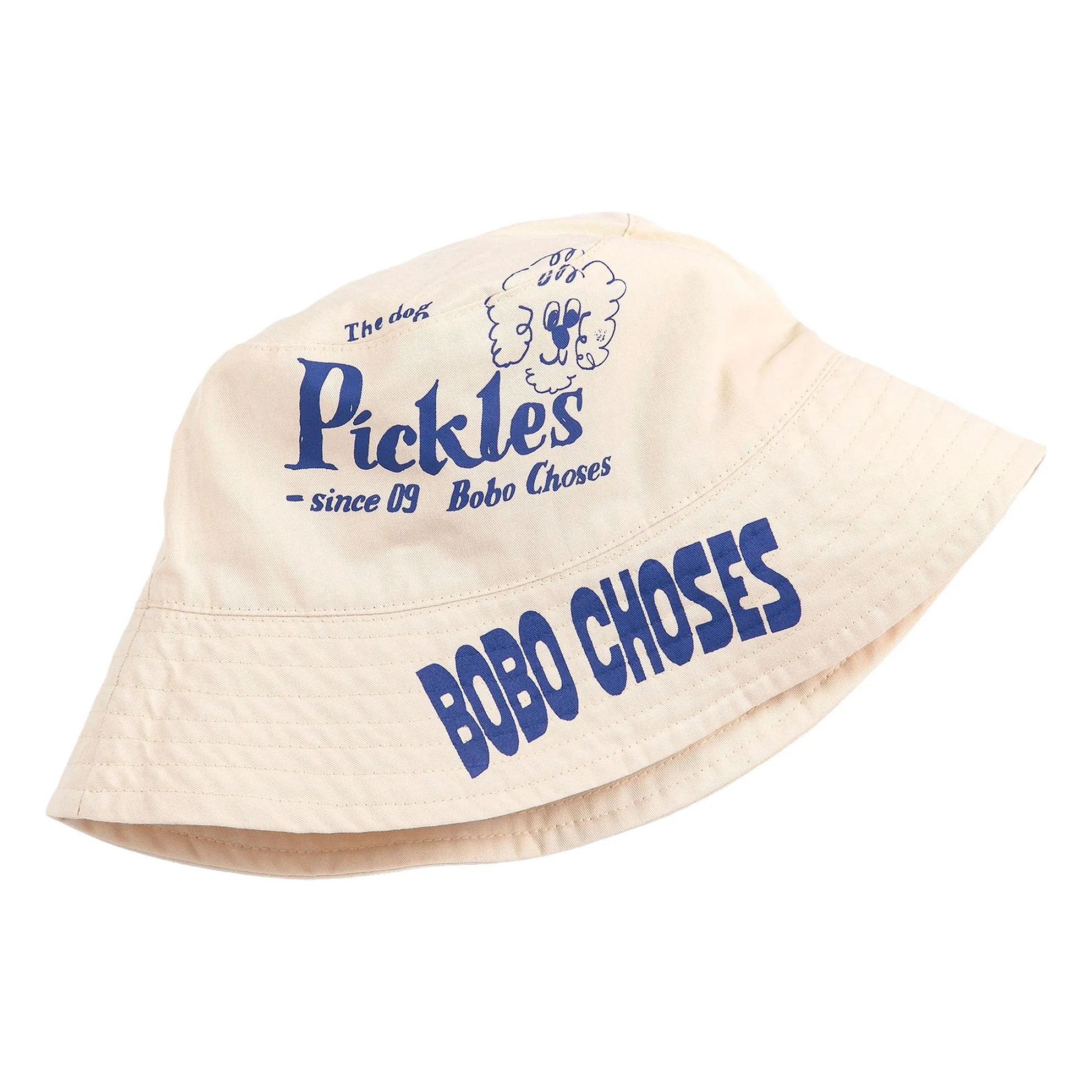 Pickles Reversible Bob Recycled Fiber | White | Smallable
