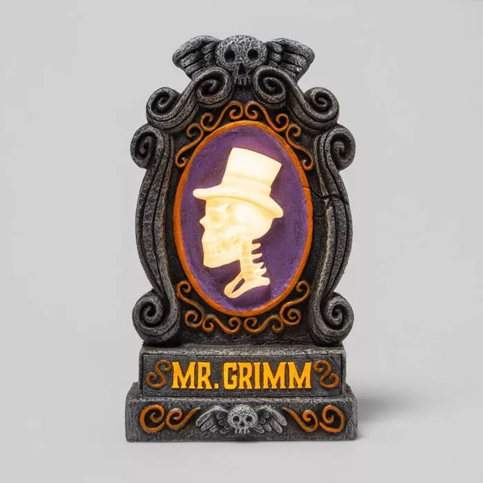 Lit Tombstone Mr Grimm Halloween Decorative Prop - Hyde & EEK! Boutique™ | Target