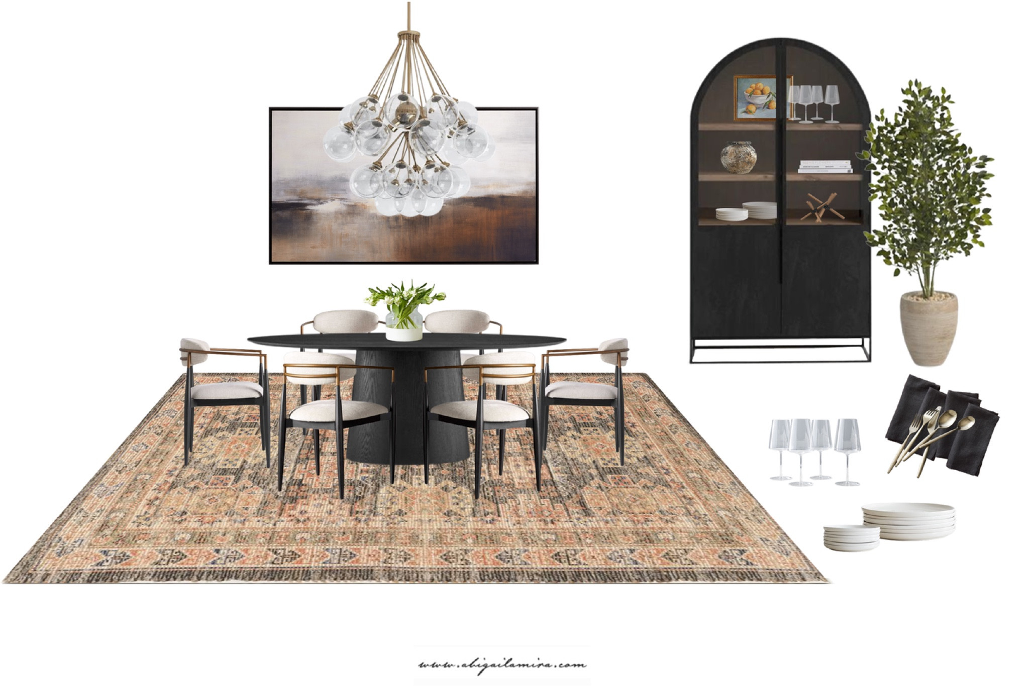 My take on this contemporary dining room was to create a beautiful and family-friendly space that was easy on the budget. Read more on the blog about what makes this collection of pieces so special and why they work together to create a contemporary space for the modern family.

#LTKFind #LTKSeasonal #LTKhome