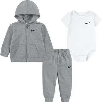 Zip Hoodie, Bodysuit & Joggers Set | Nordstrom
