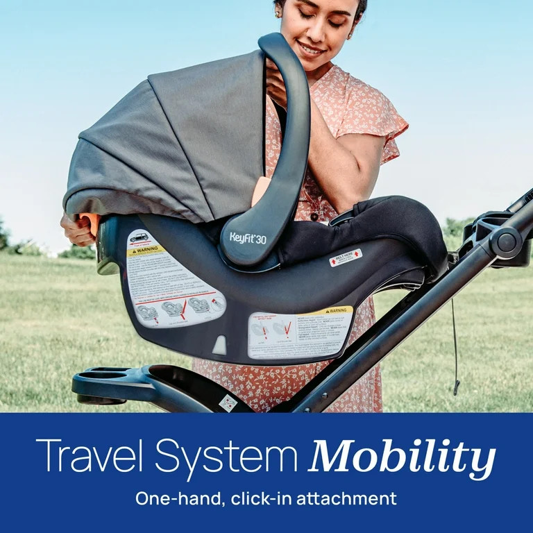 Chicco KeyFit 30 ClearTex 30 lbs Infant Car Seat - Pewter (Grey), New | Walmart (US)