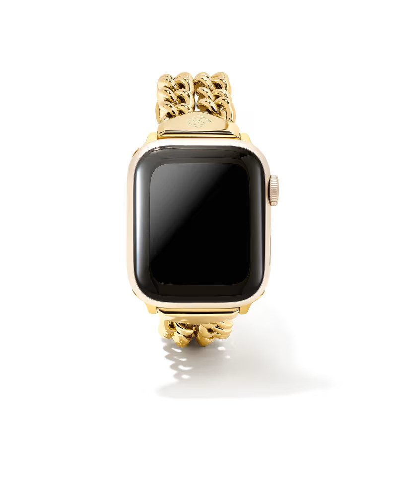 Whitley Double Chain Watch Band in Gold Tone Stainless Steel | Kendra Scott