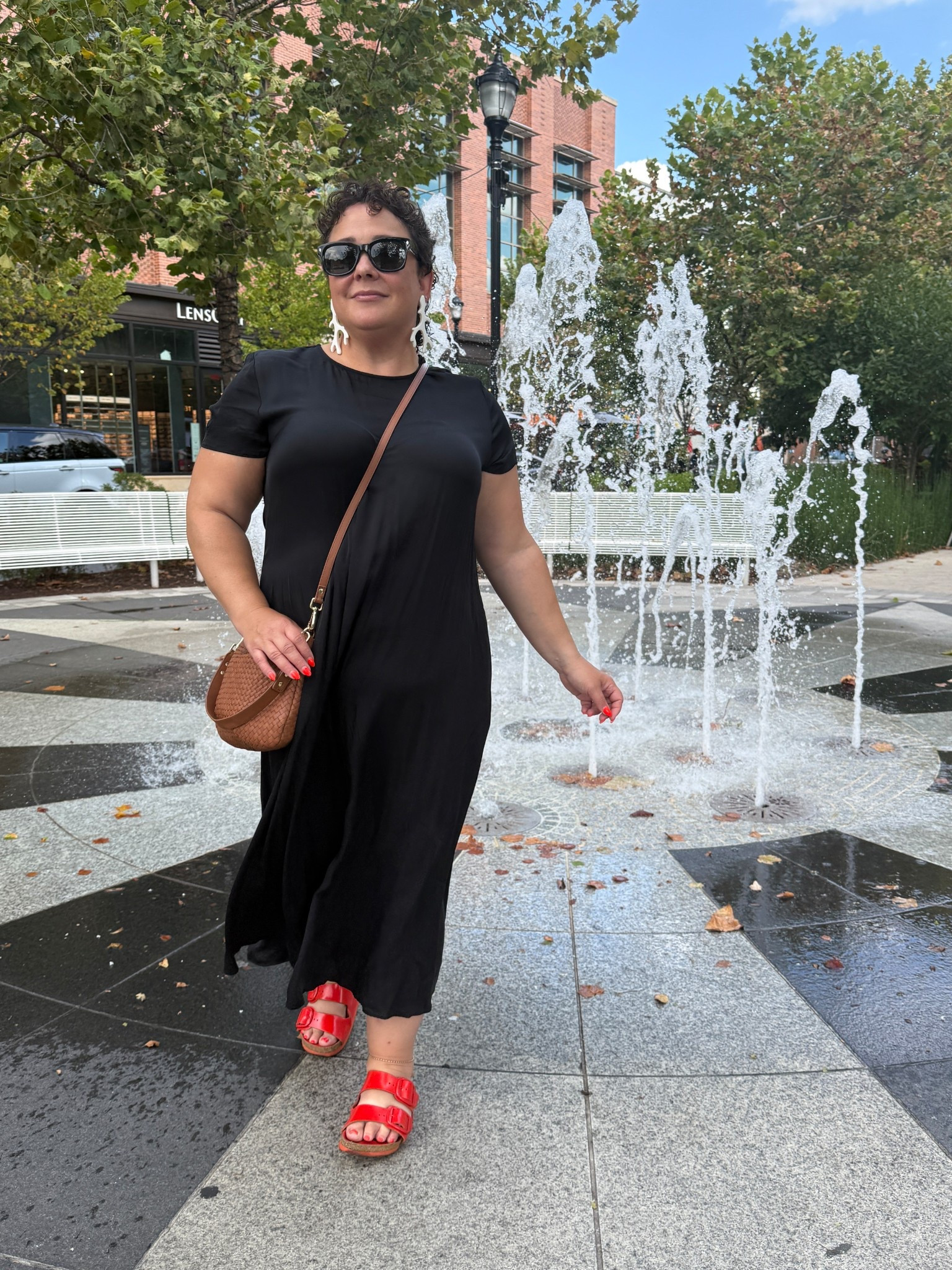 Washable silk? Yes please!

I got this @onequince dress maybe a year ago and have washed it several times and it still looks and fits like new. Hang it up during a long shower or steam it and the wrinkles from washing fall out. It can glam up or be a casual day look like I did here. I think it was inspired by a dress I also have from Banana, but it’s a completely different fit and fabric and I love it for completely different reasons. I almost took it on my cruise but I had already packed a black silky dress of the same length. 

Sunglasses are new; I’ve struggled to find elevated prescription sunglasses in a classic Wayfarer design that fit my big head. These are from @caddis_life and are so well made and I could customize the lens and frame colors and more!



#LTKPetite #LTKMidsize #LTKOver40