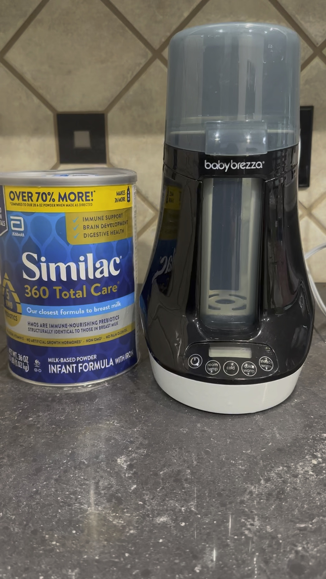 We love our Baby Brezza Bottle Warmer! It is quick and easy and user friendly. 

#LTKfamily #LTKbaby
