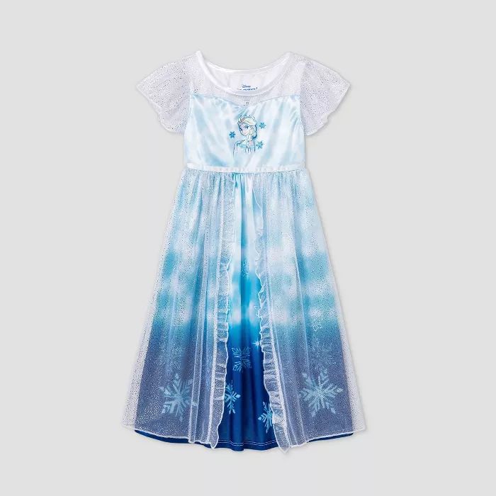 Toddler Girls' Frozen Fantasy Nightgown - Blue | Target