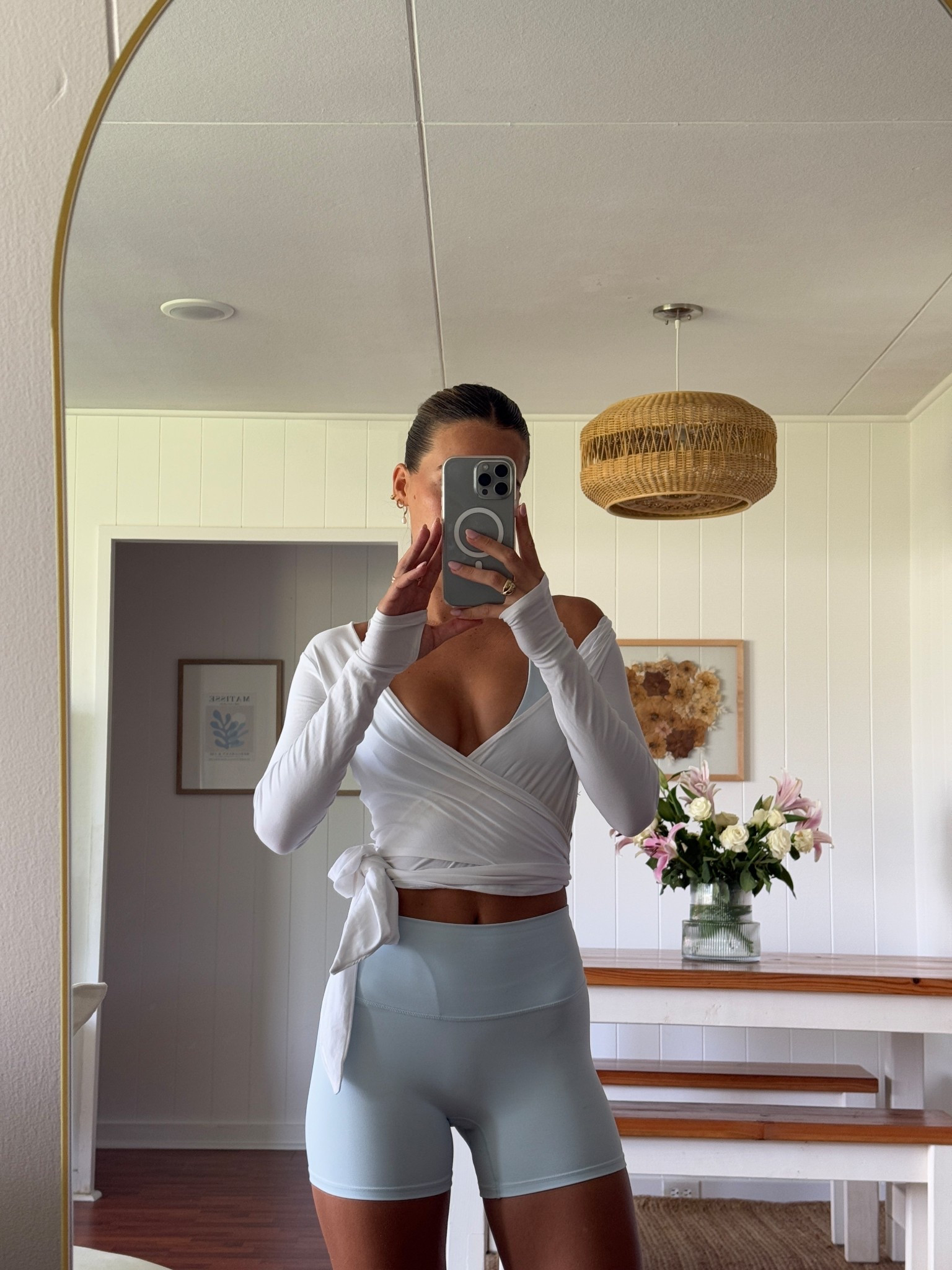 the cutest white wrap top 🤍

#LTKGiftGuide #LTKStyleTip #LTKHoliday