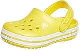 Crocs Baby Kids' Crocband Clog, Lemon, C4 M US Children | Amazon (US)