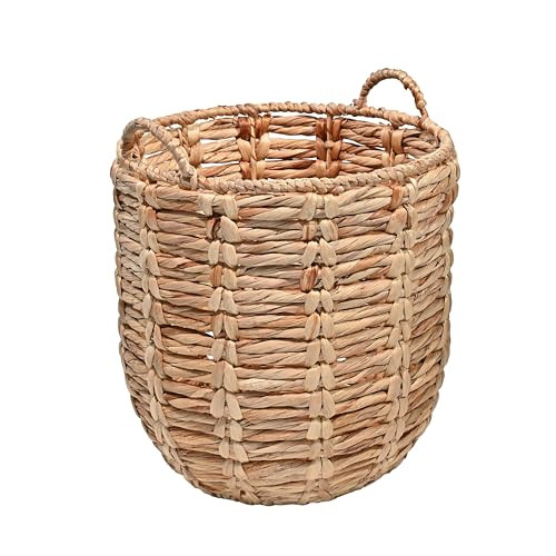happimess Laurel Hand-Woven Abaca Storage Basket 19", Natural | Amazon (US)