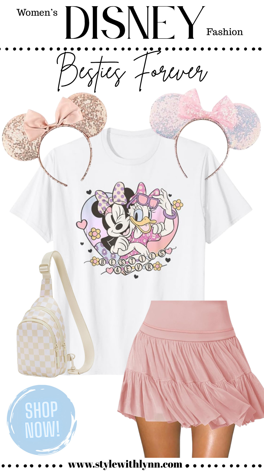  Matching with your Disney bestie never looked so cute! 💖 This Minnie & Daisy tee is perfect for park days, twinning photos, and magical memories together. ✨

DisneyBesties #MinnieAndDaisy #DisneyStyle #LTKDisney #ParkDayOutfit


 

#LTKTravel #LTKFindsUnder50 #LTKStyleTip