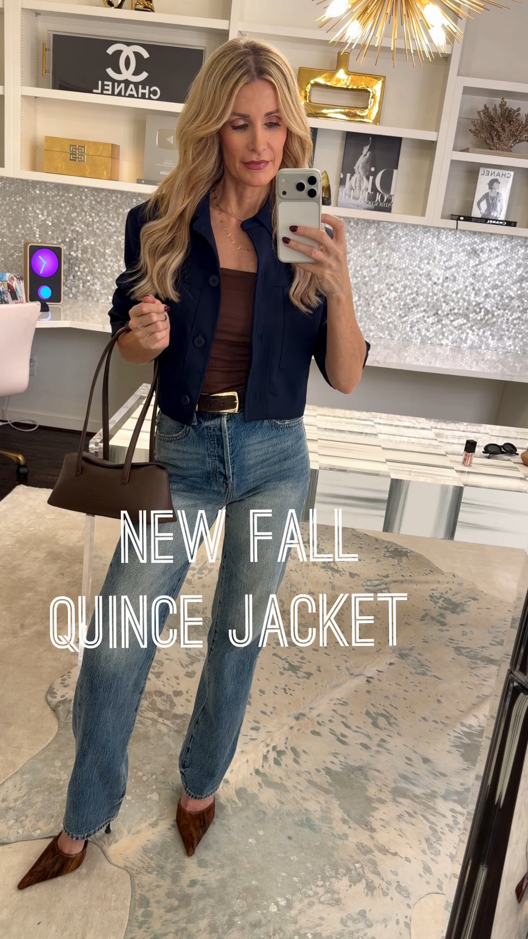 I love how this jacket adds an easy layer to my favorite jeans and makes the whole outfit feel chic for fall. The denim has a flattering fit that works with everything from booties to heels. I’m wearing an XS in the jacket and a size 24 in the jeans. #FallOutfit #FallFashion #WomensJeans #FallJacket #Over40Style #LTKStyle #LTKSeasonal #LTKOver40 

 #LTKootd #LTKSeasonal #LTKOver40