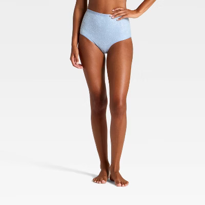 Women's Sequin Lace Hot Pants - Wild Fable™ Light Blue M | Target