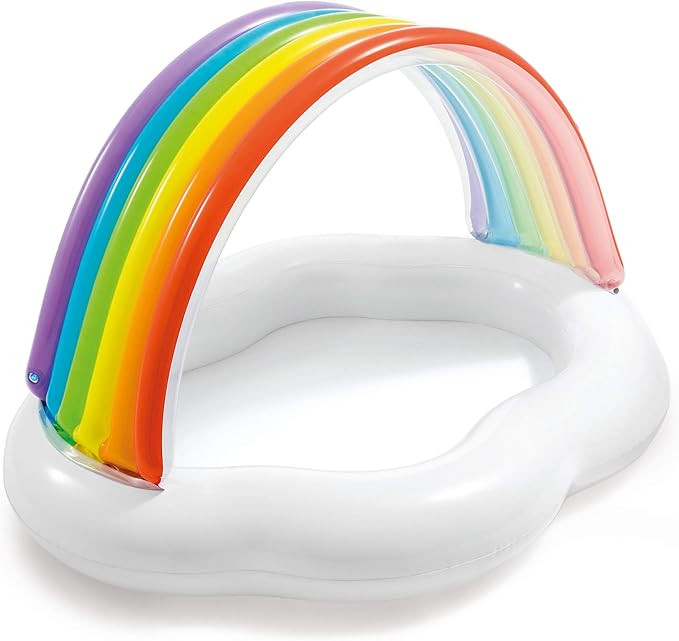 Intex Rainbow Cloud Inflatable Baby Pool, for Ages 1-3 | Amazon (US)