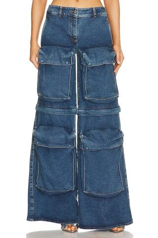 GIUSEPPE DI MORABITO Denim Pants in Vintage Denim from Revolve.com | Revolve Clothing (Global)