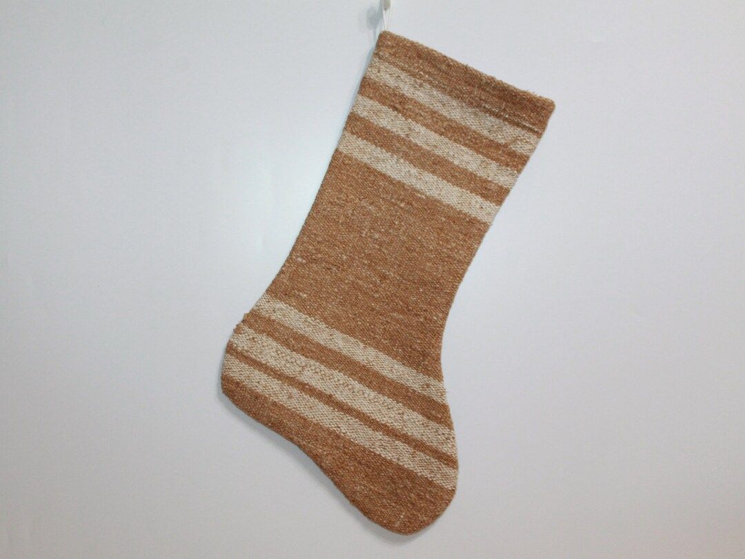 Christmas Stocking Kilim Socks Xmas Stocking Handmade Santa - Etsy | Etsy (US)