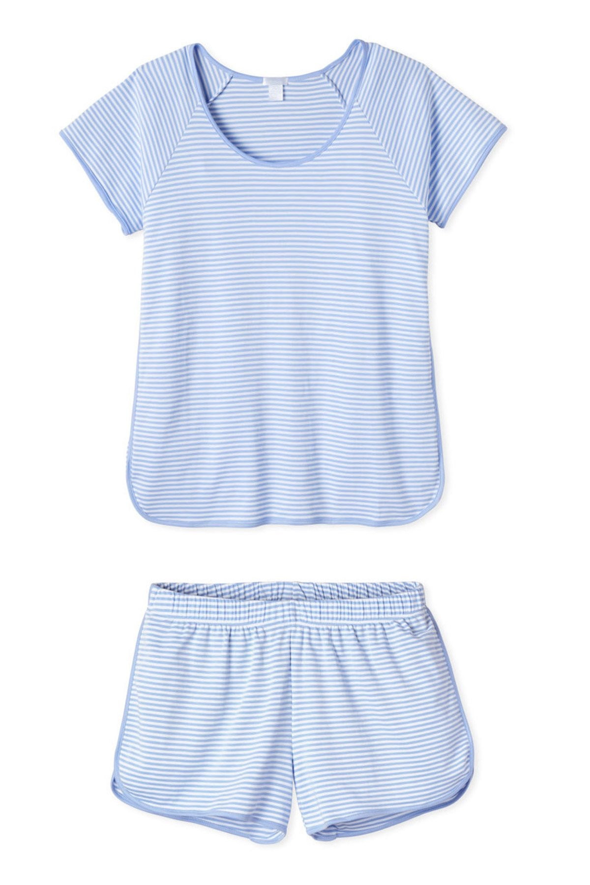 Pima Shorts Set in Hydrangea | LAKE Pajamas