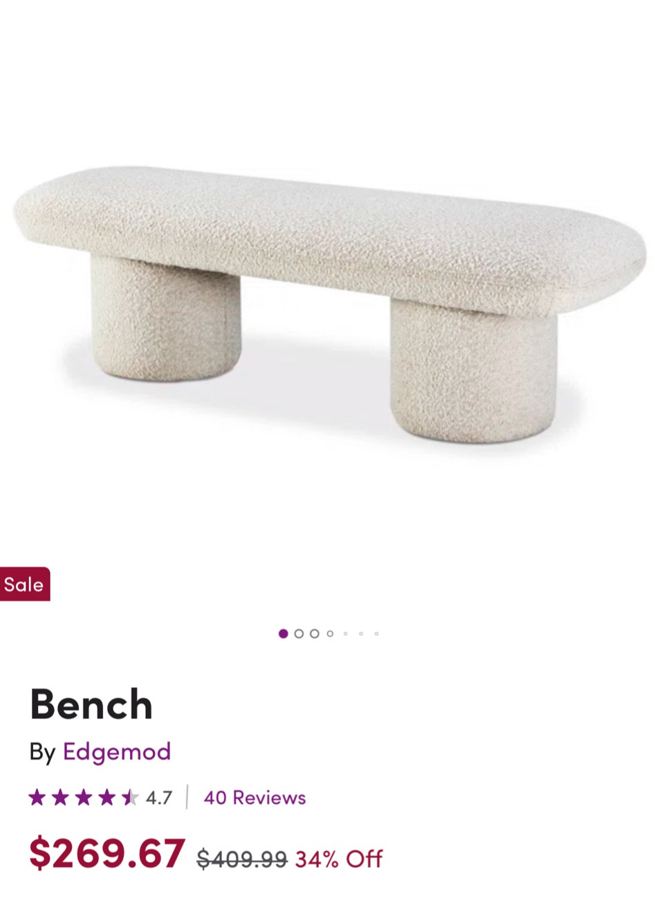 My bench On sale!!!