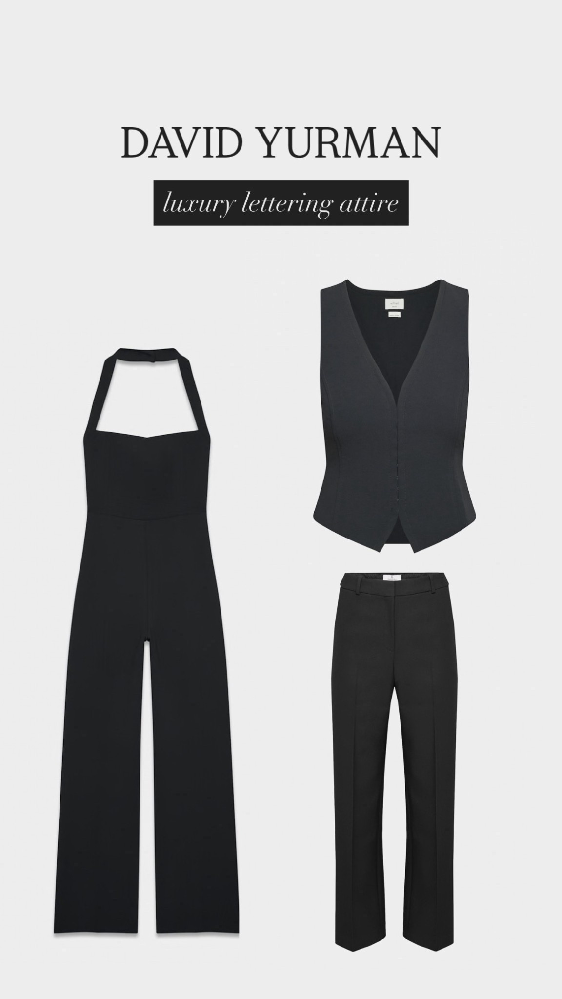What I’m wearing this weekend to letter on site at David Yurman. All currently ON Sale at one of my favorites “workwear” retailers. 

This black jumpsuit is EVERYTHING!

#LTKWorkwear #LTKSaleAlert #LTKWedding