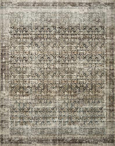 Amber Lewis x Loloi Morgan Collection MOG-02 Navy / Sand, Traditional 8'-3" x 11'-3" Area Rug fea... | Amazon (US)