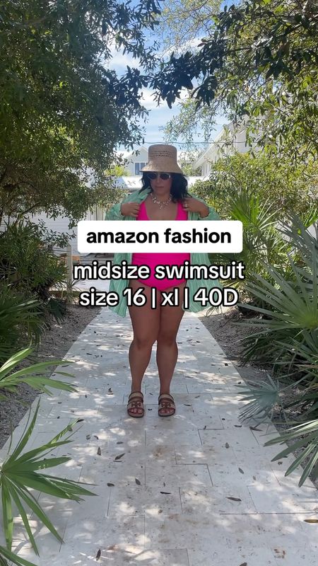 What to wear to the beach as a size 16 curvy girl 

The best one piece swimsuit from Amazon! Wearing size 14 plus 🩱 


Amazon swimsuit. Midsize swimsuit, flattering tummy swimsuits, amazon resort wear, amazon fashion, amazon one piece swimsuits 

#affordableoutfit #amazonswim #amazonlooks #midsizefashion #midsizestyle 

#LTKswim #LTKVideo #LTKfindsunder50