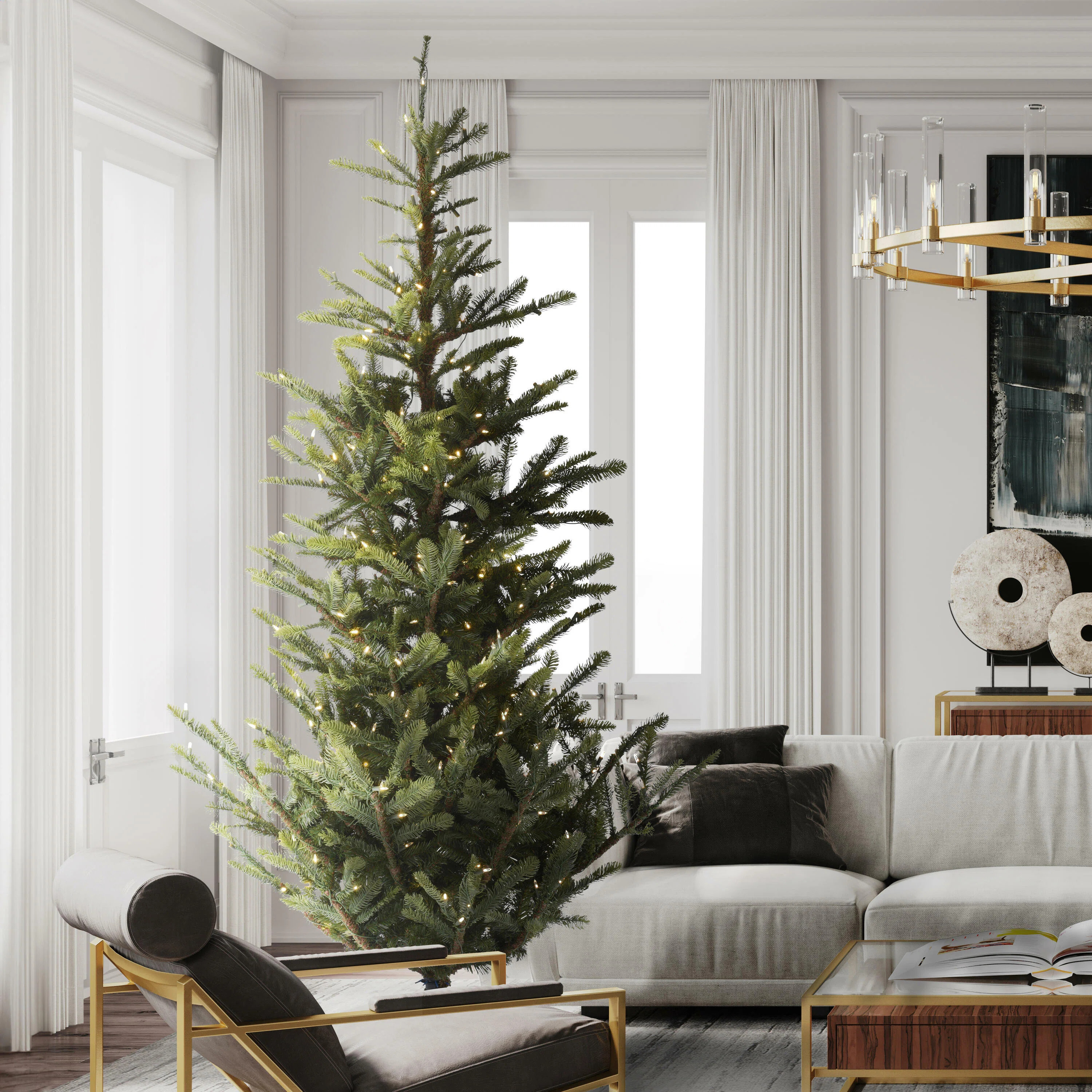 The Holiday Aisle® Alberta Spruce Artificial Christmas Tree & Reviews | Wayfair | Wayfair North America