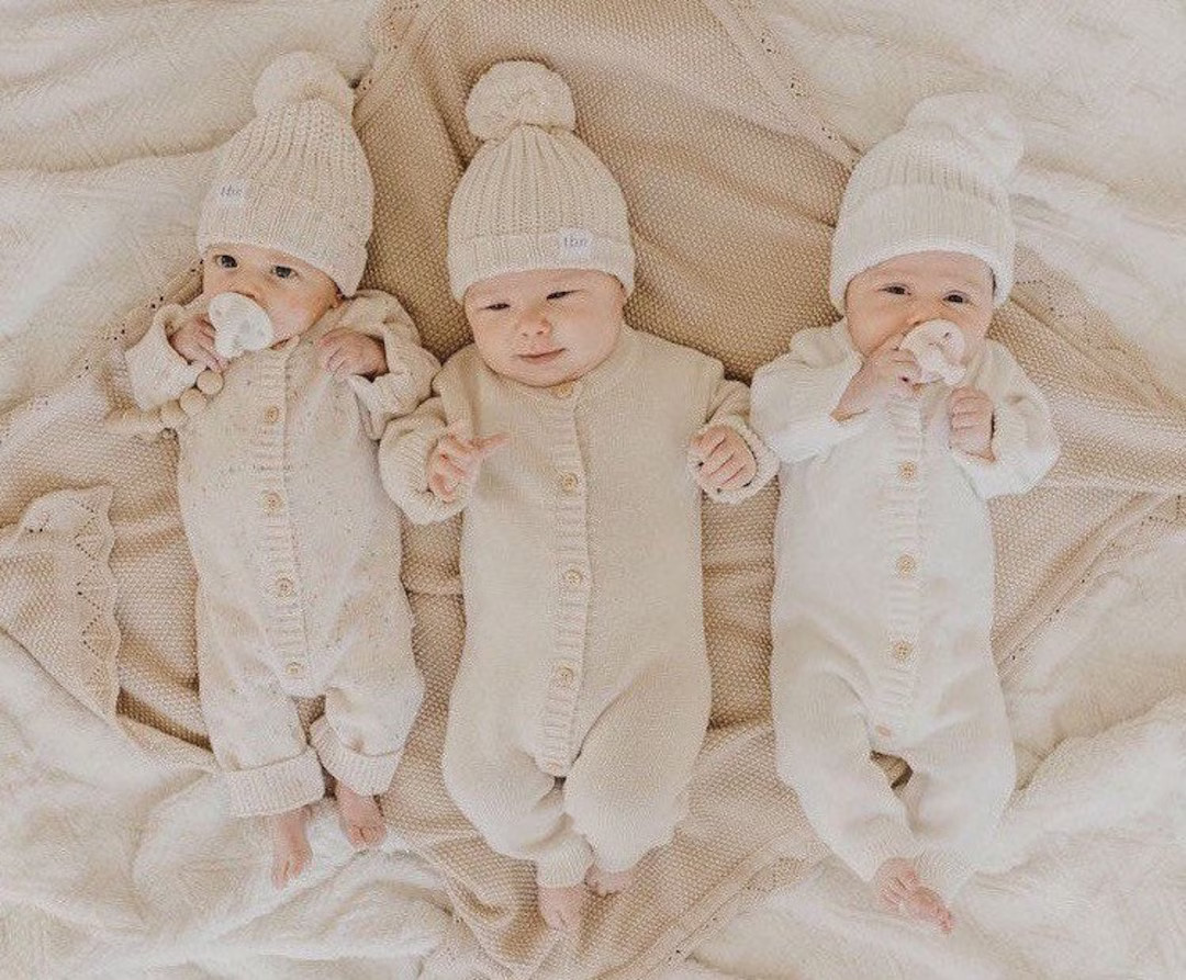 BABY KNIT ROMPER onesie, knit baby clothes, newborn knits, baby photoshoot outfit, neutral baby k... | Etsy (US)