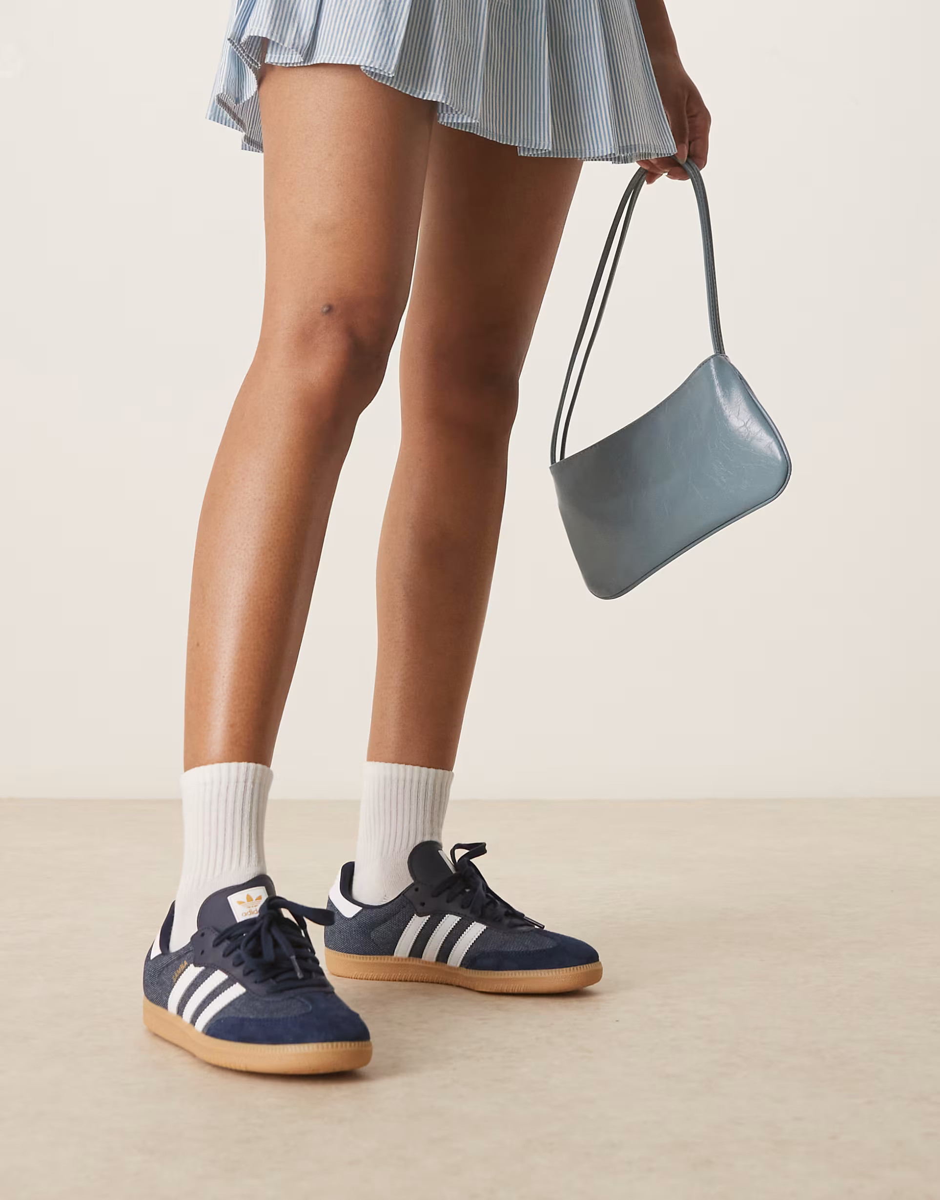 adidas Originals Samba OG trainers in denim | ASOS (Global)