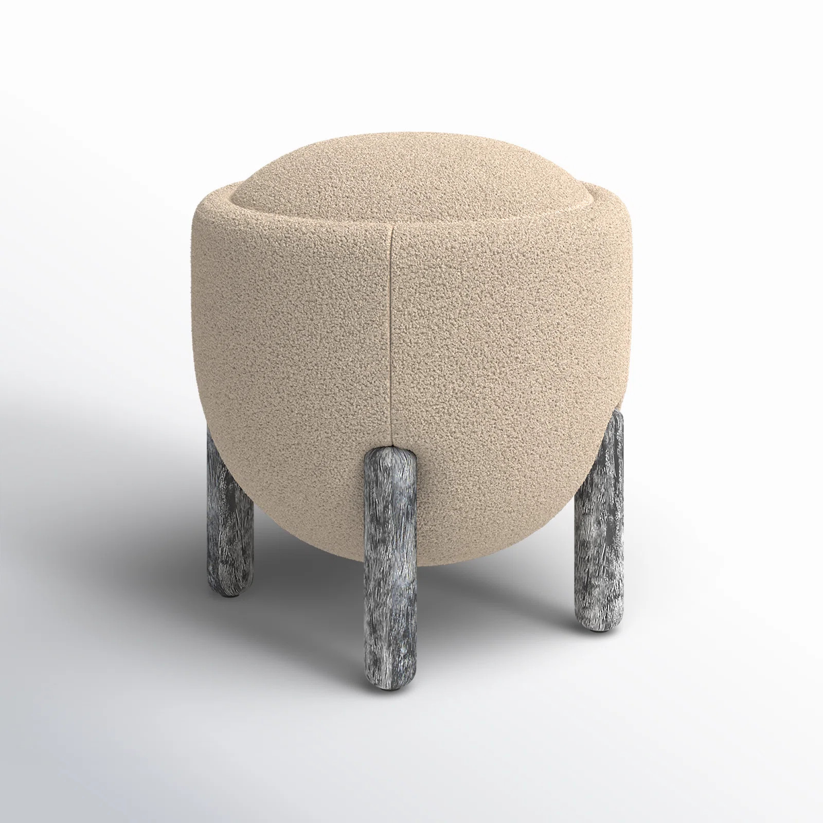 Joss & Main Castillo Boucle Ottoman & Reviews | Wayfair | Wayfair North America