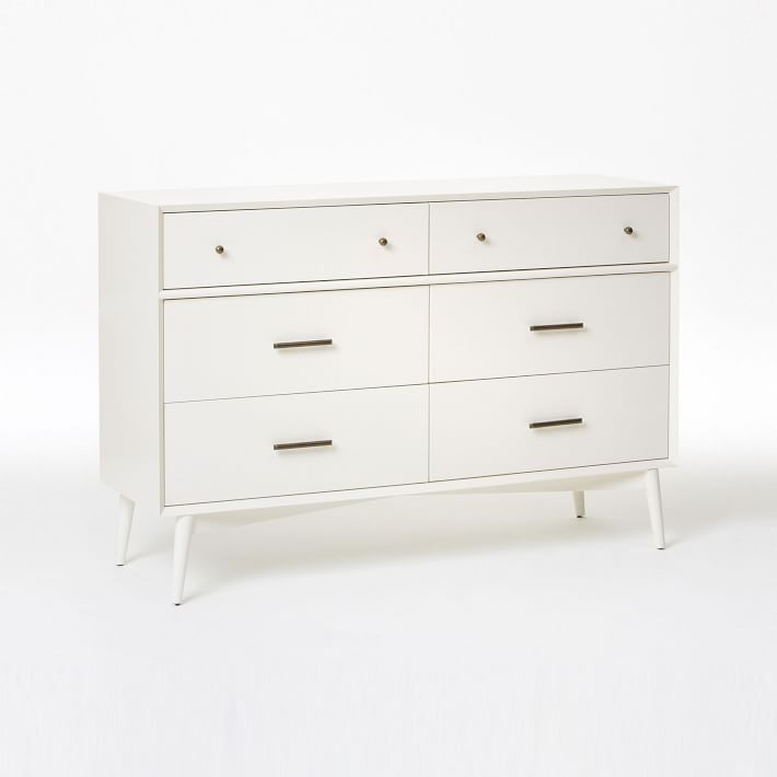 Mid-Century 6-Drawer Dresser (56") | West Elm (US)