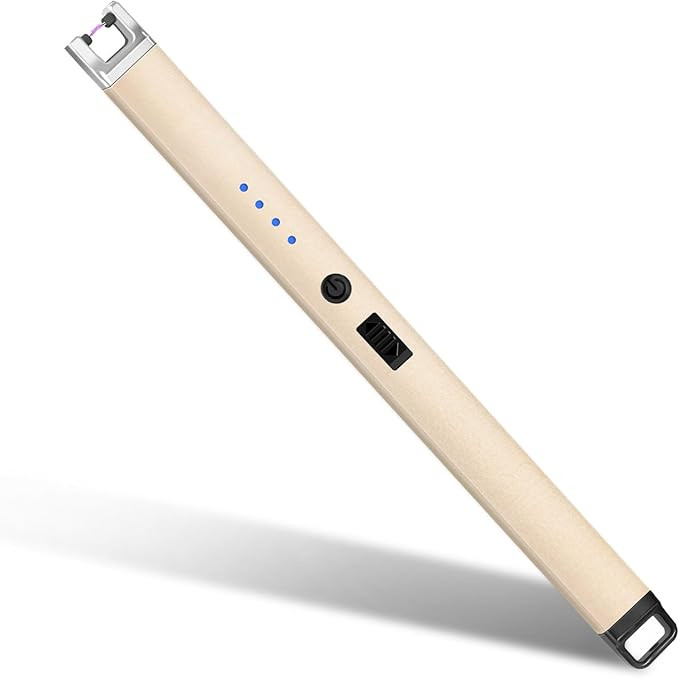 Stocking Stuffers for Women：Electric Lighter, Rechargeable Lighter with Battery Indicator Light... | Amazon (US)