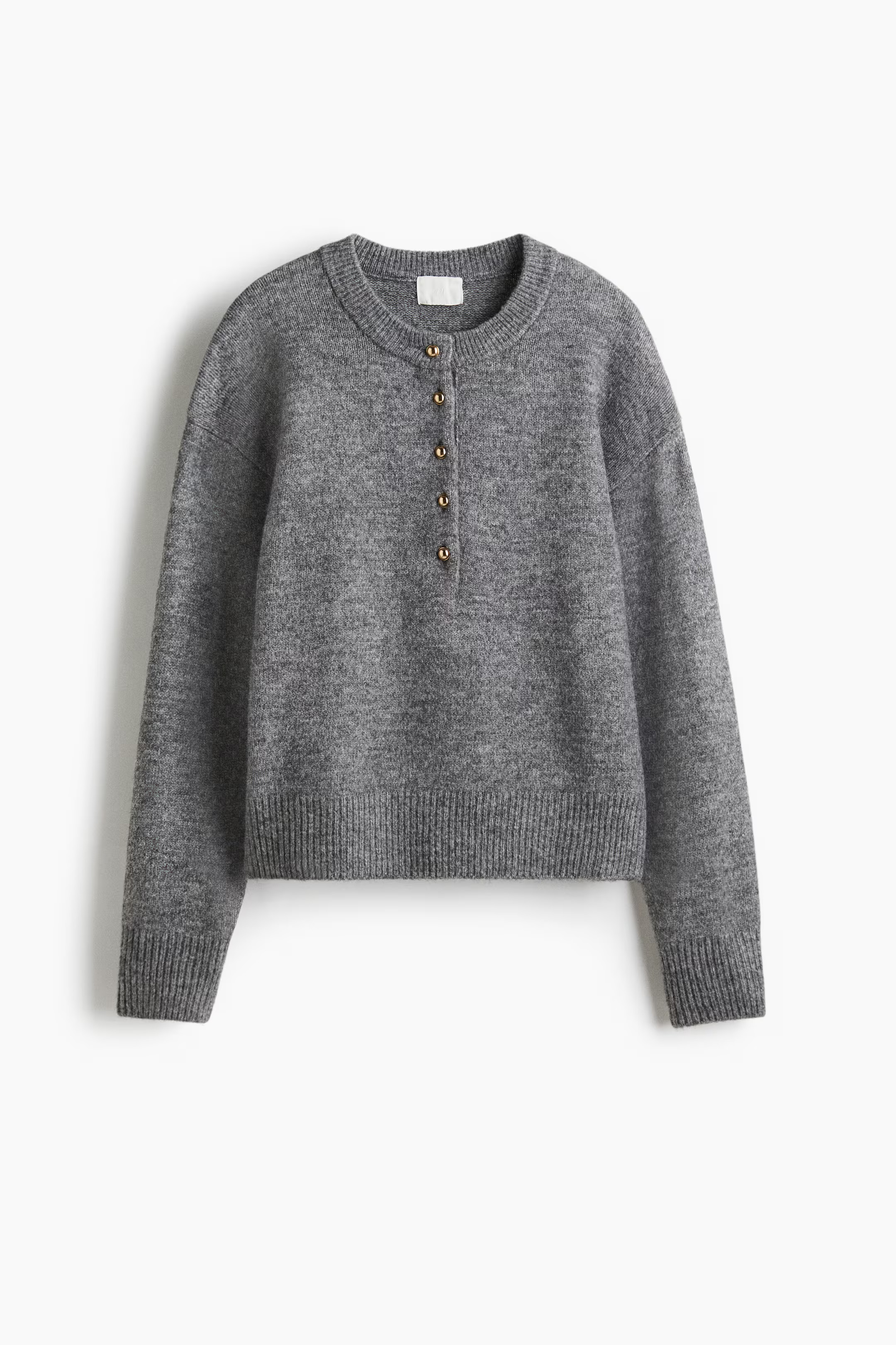 Button-top jumper | H&M (UK, MY, IN, SG, PH, TW, HK)