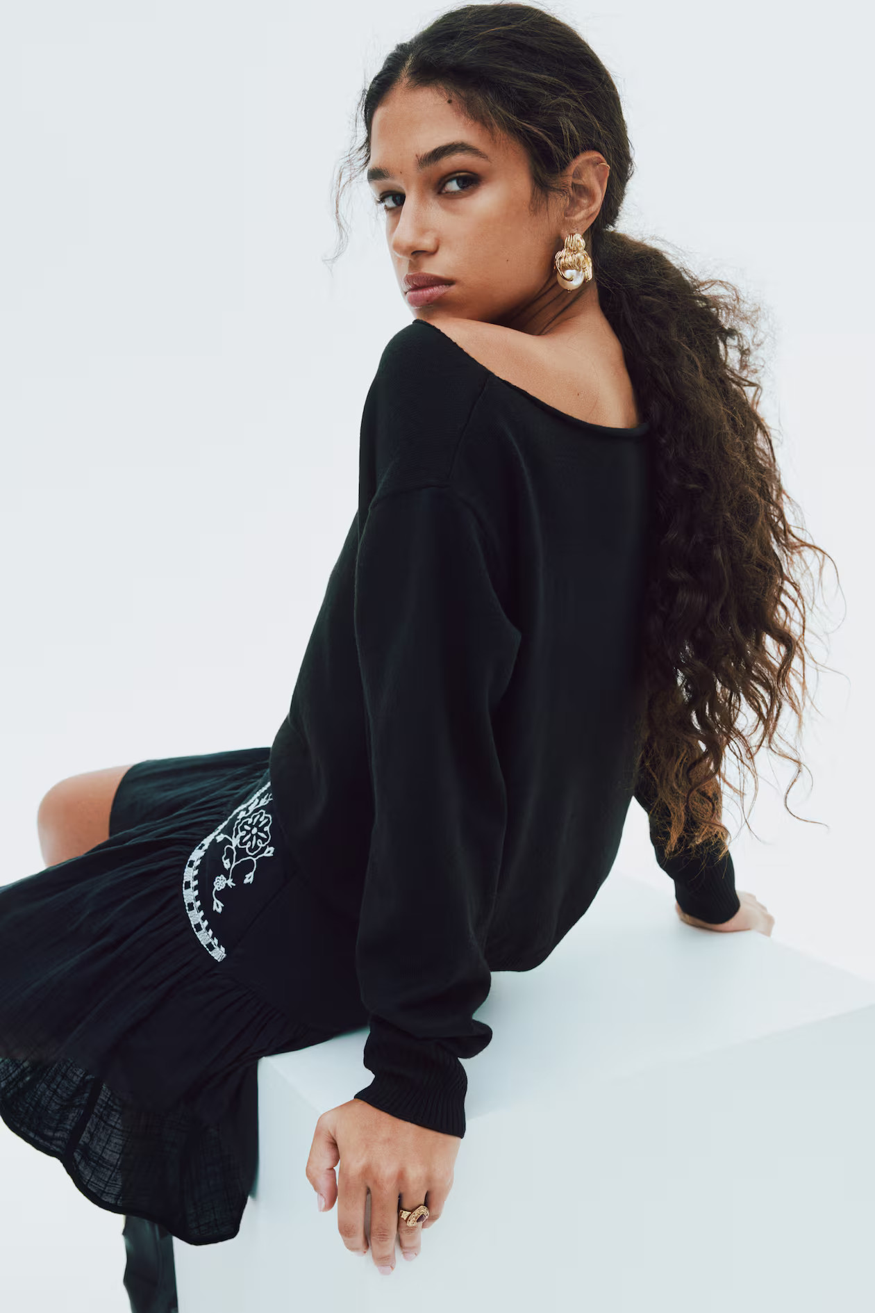 Off-the-Shoulder Sweater | H&M (US + CA)